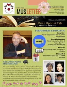 Cover of the February/March 2025 EKS MUSLetter
