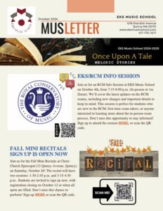 Cover of the October 2024 EKS MUSLetter